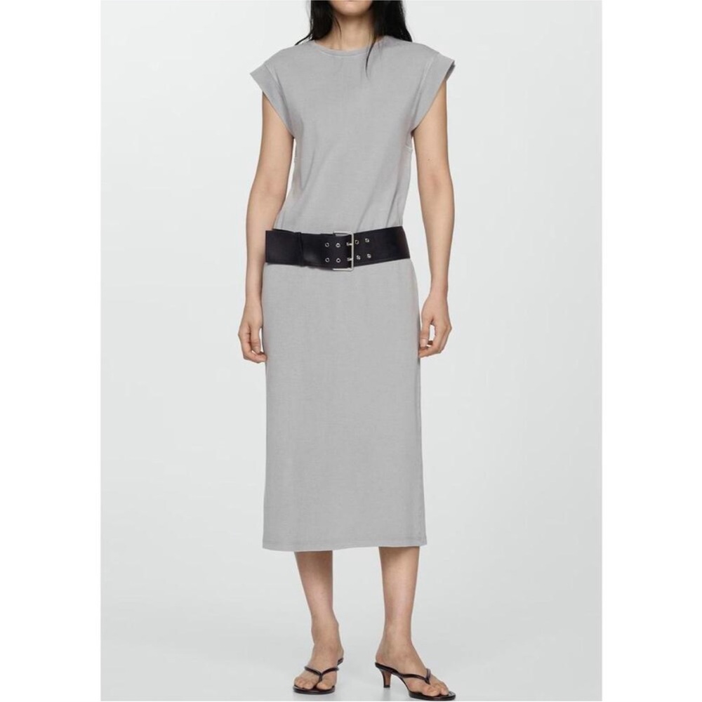 Mango Gray Maxi Dress